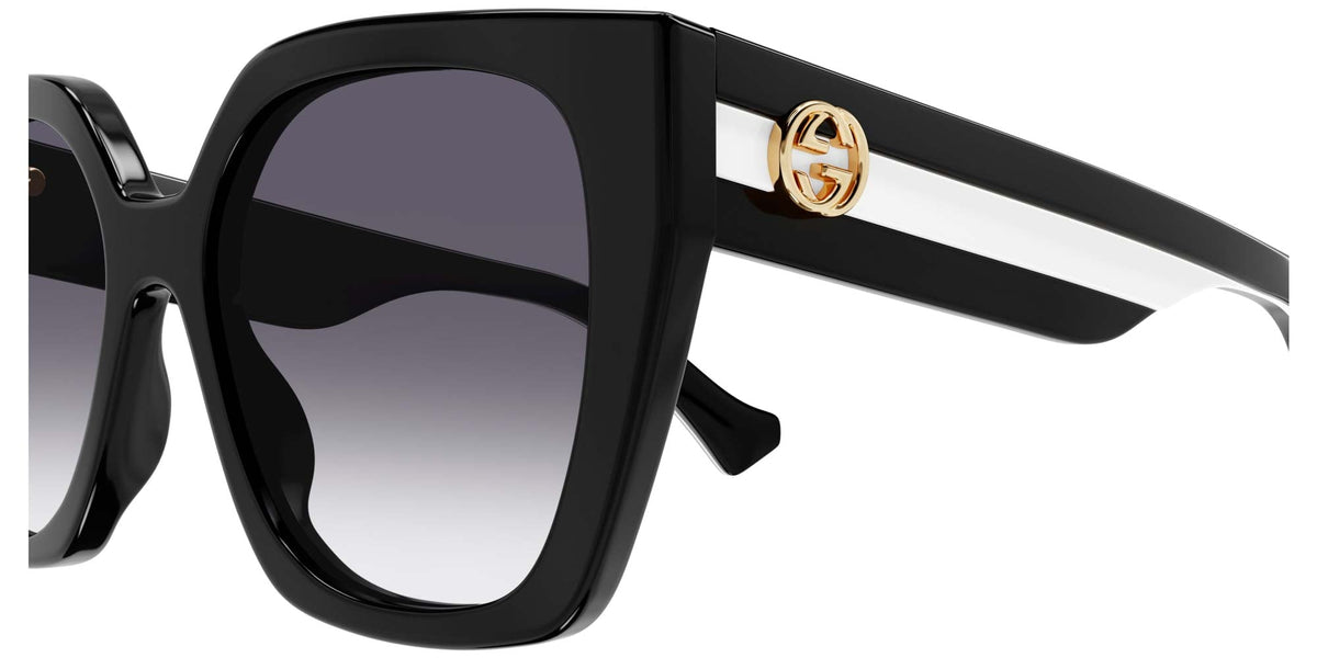 Gucci GG1300S 004 Sunglasses - Black / Grey Gradient