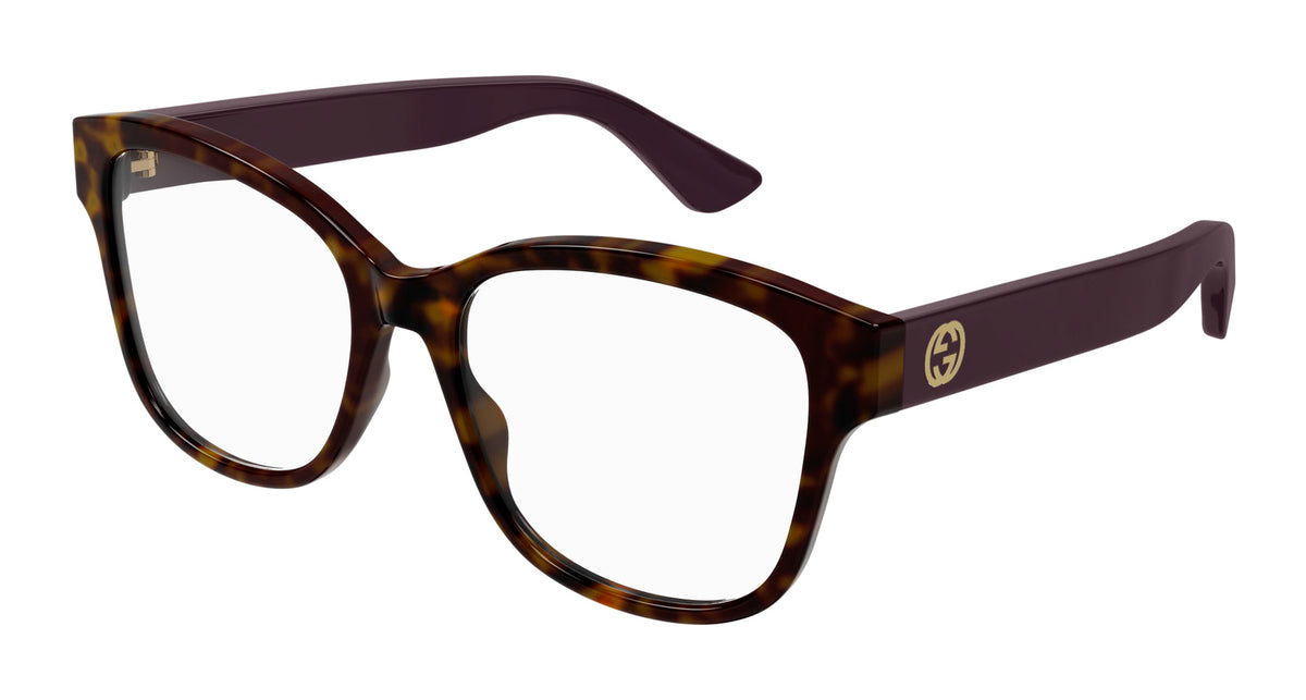 Gucci GG1340O 008 Eyeglasses - Havana