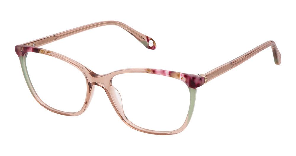 Fysh F-3781 Blush Rose Sage Eyeglasses