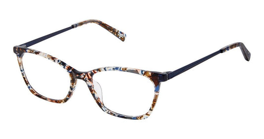 KLiiK Denmark K-806 Pecan Navy Eyeglasses