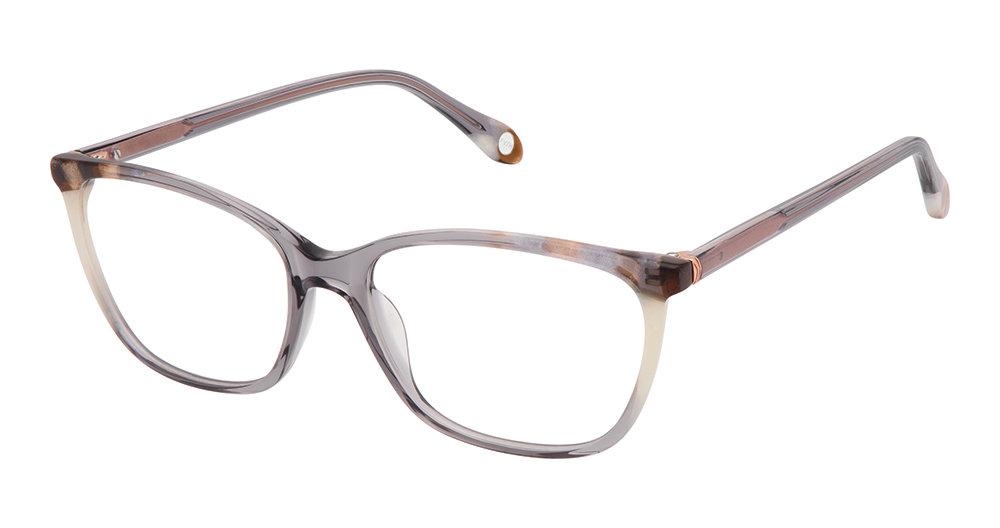 Fysh F-3781 Grey Mauve Cream Eyeglasses