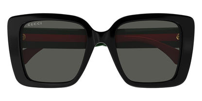 Gucci GG1861S 001 Sunglasses - Shiny Black / Grey